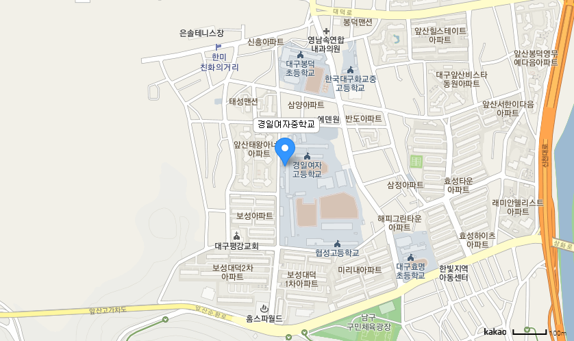 학교 찾아오시는 길 지도